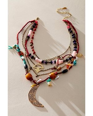 Ariana Ost Daniellia Layer Necklace - Multicolour