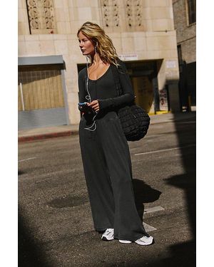 Fp Movement Hot Shot Wide-Leg Onesie - Black