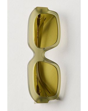 We the Stars Pyramid Prism Sunglasses - Green
