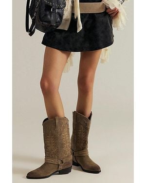 Free People Rodeo Riding Boots - Blue