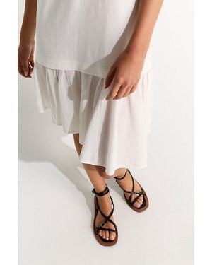 free-est Astrid 100% Cotton T-Shirt Mini Dress By - Multicolour