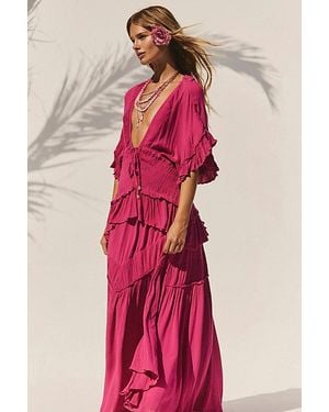 free-est Camilla Maxi Dress By - Pink