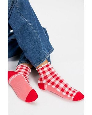 DOUBLESOUL Cherry Pie Socks - Pink