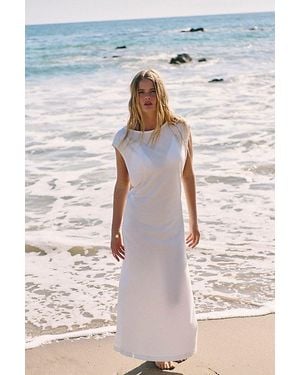 free-est Drift Street Cotton-Jersey Maxi Dress By - Grey