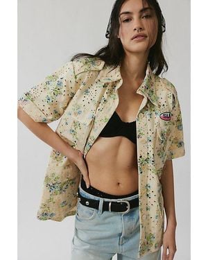 Anna Sui Shirt Jacket - Blue