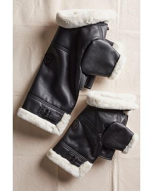 Pajar Preston Pup Luxury Faux Shearling Dog Coat - Black