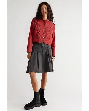 Free People Tried And True Brogue Boots - Blue