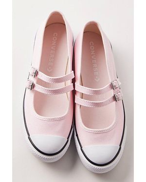Converse Chuck Taylor All Star Dainty Mary Jane Slip-Ons - Pink