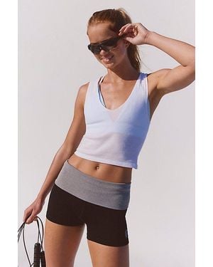 FP Movement X Hanes Ribbed Crop Tank - White
