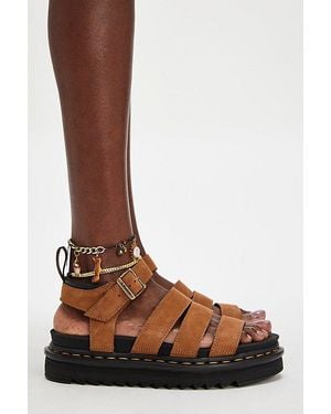 Dr. Martens Blaire Flatform Sandals - Brown