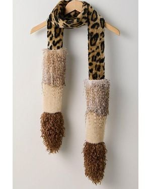 Anna Sui Multi Fur Scarf - Natural