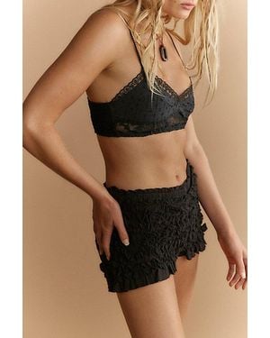 Intimately By Free People Daylight Charm Bloomer Shorts By - Black