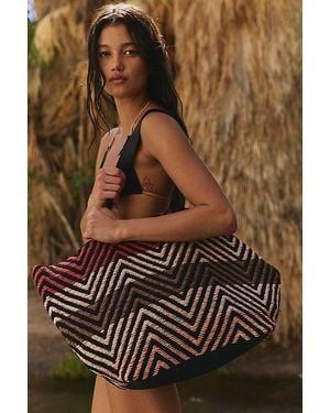 Free People Beach Day Chevron Tote - Multicolour