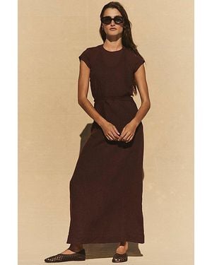 free-est Adeline Apron Dress Set By - Brown