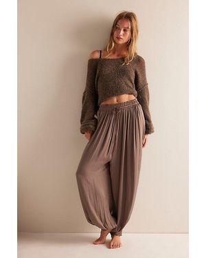 Free People Sleepover Crush Balloon Pants - Natural