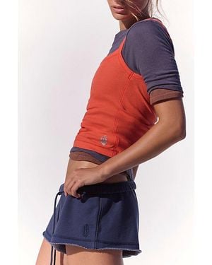 Fp Movement All Star Low-Rise Sweat Shorts - Blue