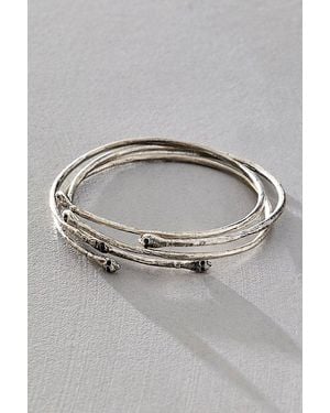 Alkemie Sterling Serpent Bangle - Gray