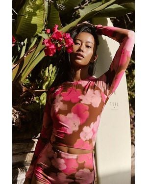 Rhythm Long-Sleeve Surf Crop - Multicolour