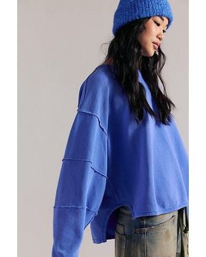 Free People Total Eclipse Tee - Blue