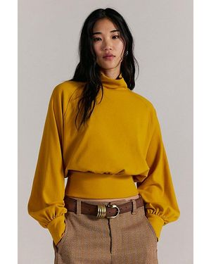 Free People We The Free Fall Breeze Turtleneck - Yellow