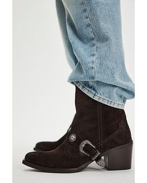 Free People Lady Lonestar Western Boots - Green