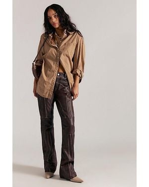 DEADWOOD Peninsula Leather Pants - Multicolor