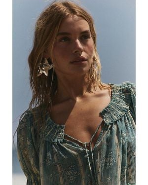Free People Ursa Oversized Stud Earrings - Black