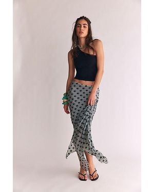 Free People Margot Convertible Maxi Skirt - Multicolor