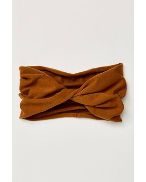 KOOSHOO Organic Twist Soft Headband - Brown