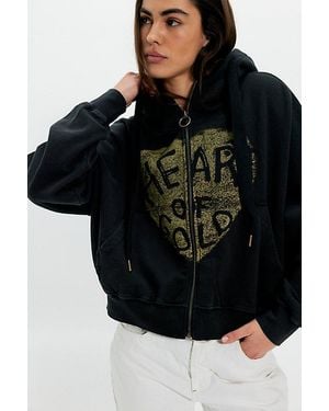 Ragabond Heart Of Zip Hoodie - Black