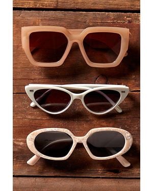 I-SEA Avalon Oval Sunnies - Brown