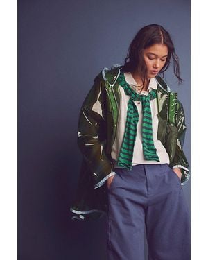 Free People Xanadu Magic Raincoat Jacket - Green