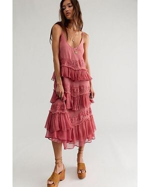 Nigel Preston Tiered Midi Dress