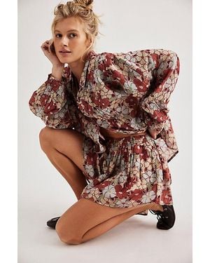 Free People Sienna Skort Set - Brown