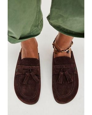 Sam Edelman Astrid Tassel Mules - Green