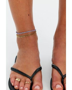 Free People Celia Anklet - Brown