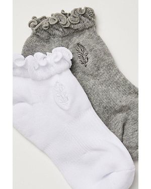 Fp Movement Movement Ruffle Sneaker Sock 2 Pack - Gray