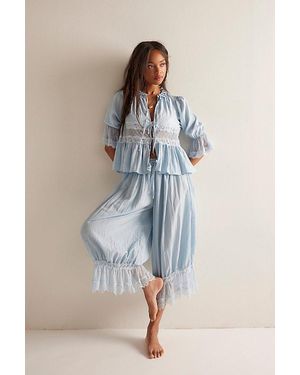 Free People Forever Young Bed Jacket - Blue