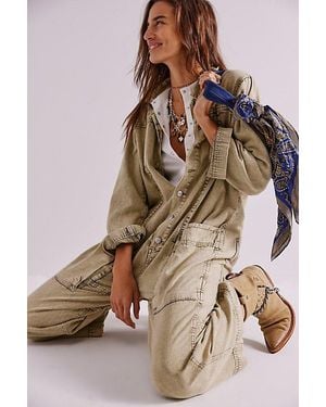 Free People Margarita Jumpsuit - Brown