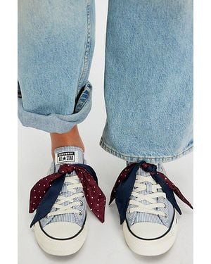Converse Chuck Taylor All Star Ribbon Low-Top Sneakers - Blue