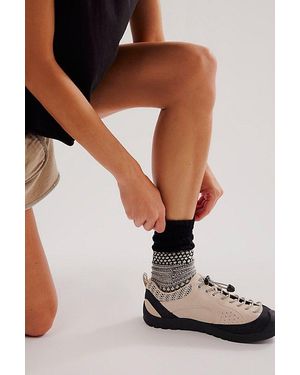 Smartwool Popcorn Cable Crew Socks - Black