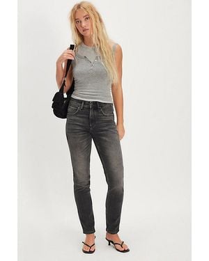 Lee Jeans Rider Slim Straight Jeans - Black