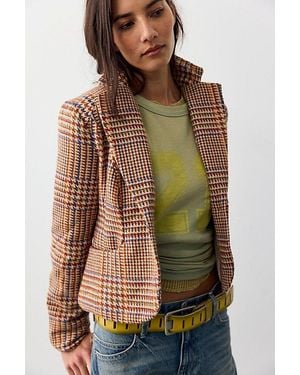 Free People Whip Smart Nine Lives Blazer - Brown
