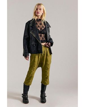 Free People Maven Cosy Crop Harem Trousers - Blue