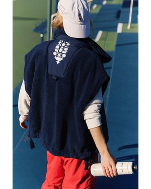 Fp Movement Scout It Out Embroidered Fleece Vest - Gray