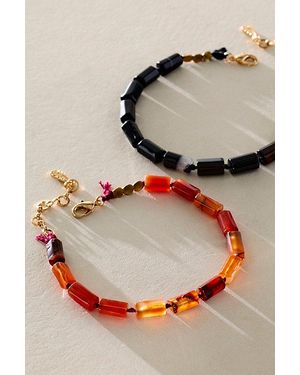 Free People Sarri Stone Anklet - Multicolour