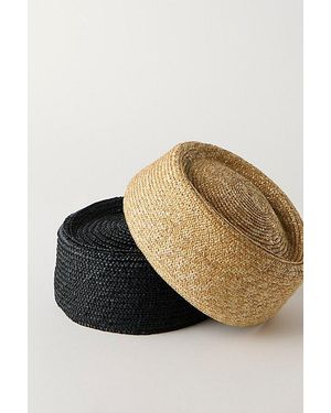 Lemonade Collective Jackie Palm Hat - Black