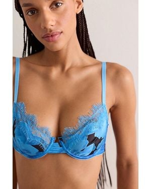 KAT THE LABEL Sorrento Underwire Bra - Blue