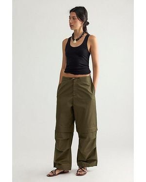 Agolde Coulson Parachute Pants - Green