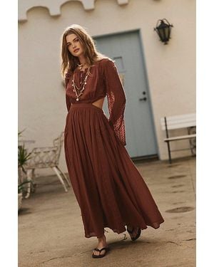 free-est Lacie Maxi Dress By - Brown